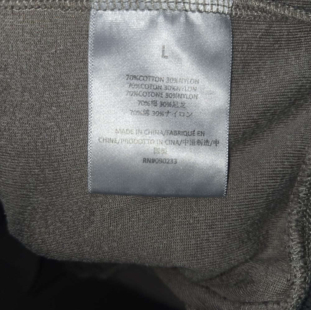 Fear of God Essentials Velour Half-Zip Short Sleeve Pullover Concrete Gray Large - Picture 7 of 7